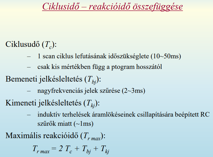 Reakcióidő értelmezése